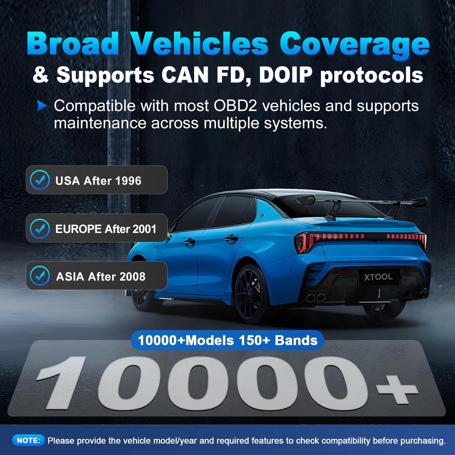 2025 XTOOL D7S Full Diagnostic Tool E.CU Coding 4000+ Bidirectional Scanner FCA