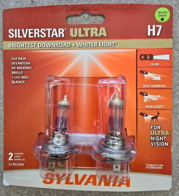 Sylvania Silverstar Ultra H7 Bulb Twin Pack