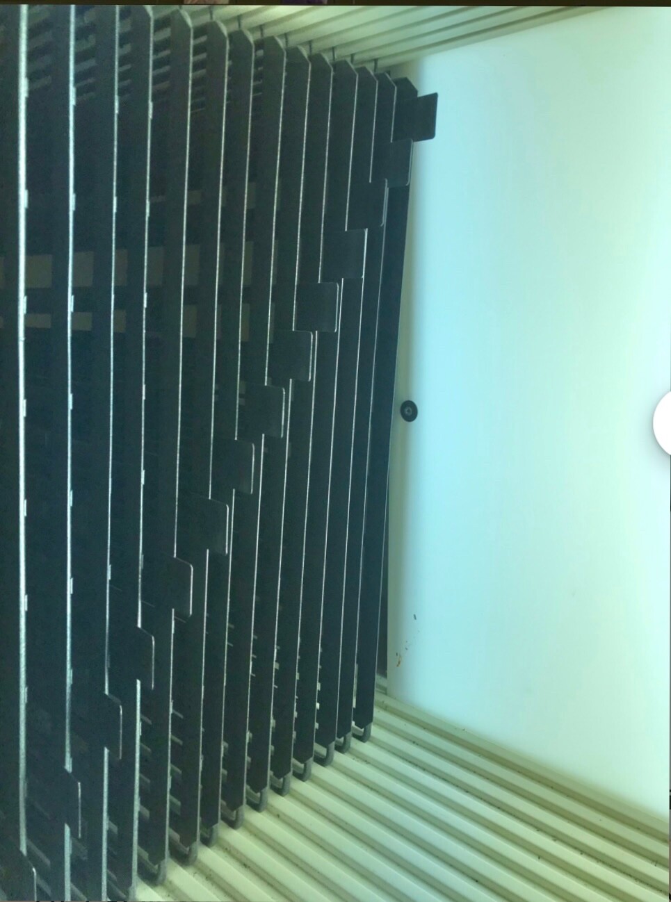 1970'S Commercial Slide Viewing Storage Cabinet Dieter Rams Style Walnut & Steel