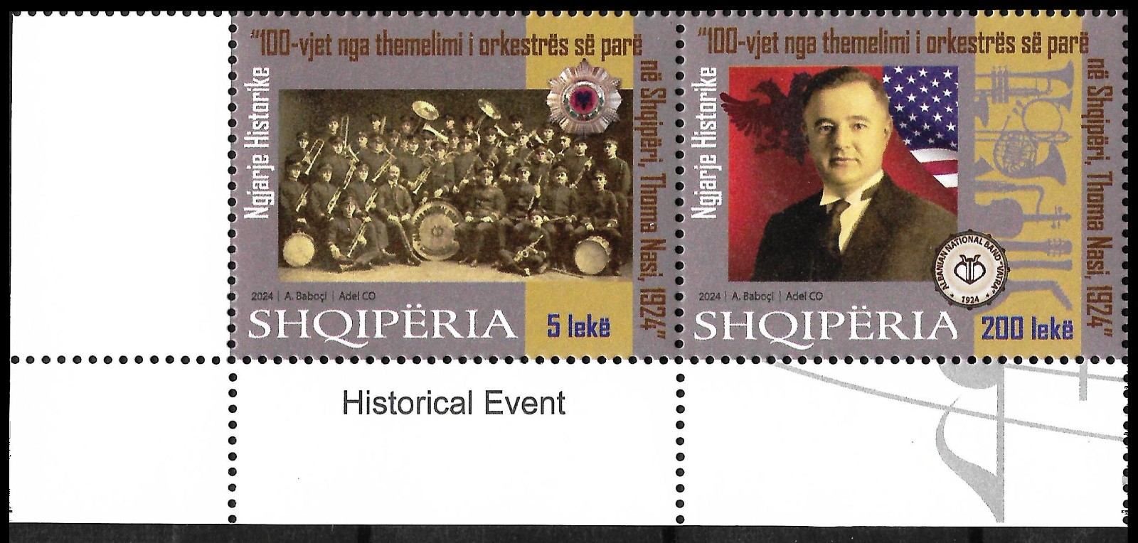 ALBANIA 2024 - " Historical Event " - Set MNH