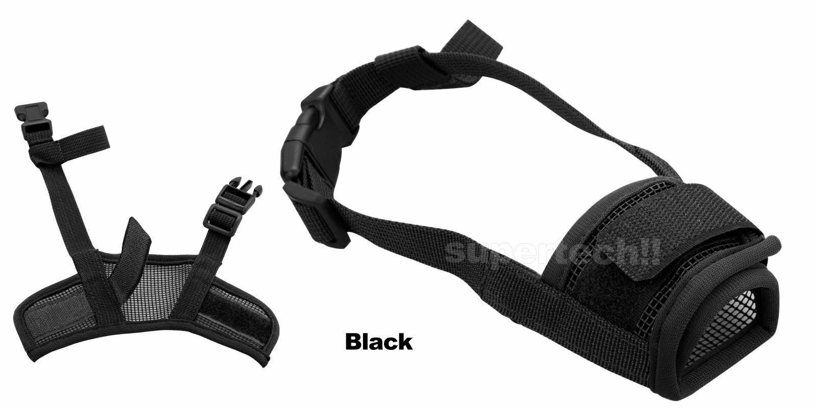 Pet Dog Mask Small & Large Mouth Muzzle Grooming Stop Bark Bite Chew Adjustable