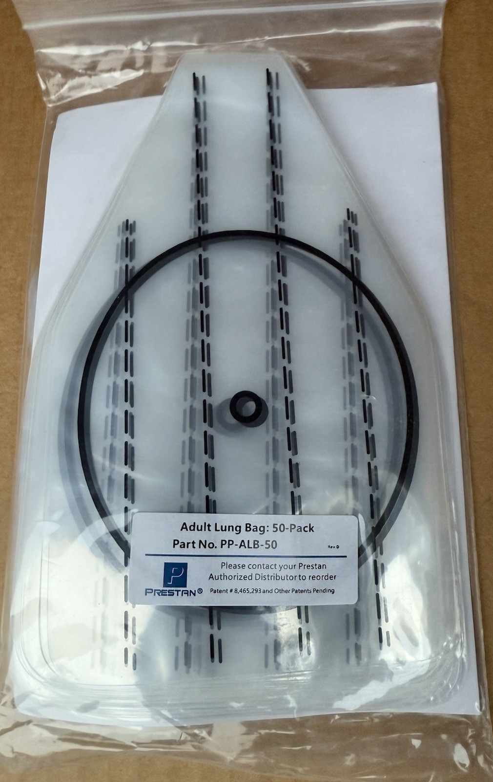50 Pack Lung Bags for ADULT Prestan CPR manikins, item# PP-ALB-50