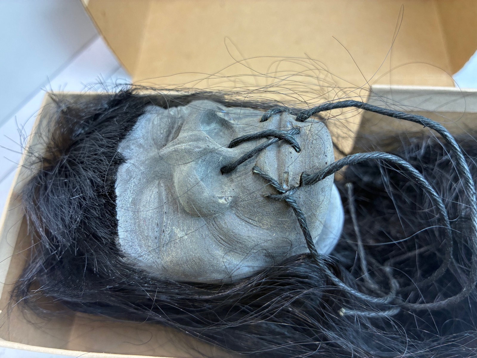 Vintage E. Joseph Cossman Co. Shrunken Head! In Original Box - EXTREMELY RARE!!!