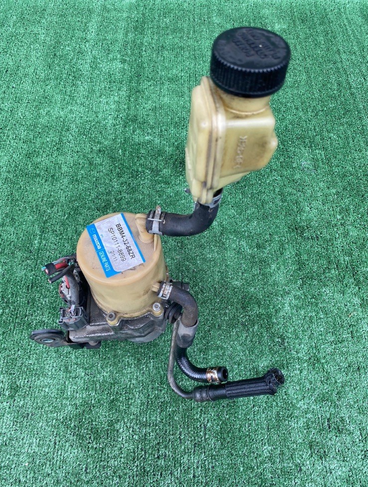 2004-2009 MAZDA 3 ELECTRIC POWER STEERING PUMP MOTOR ASSEMBLY OEM TESTED 3 PLUG