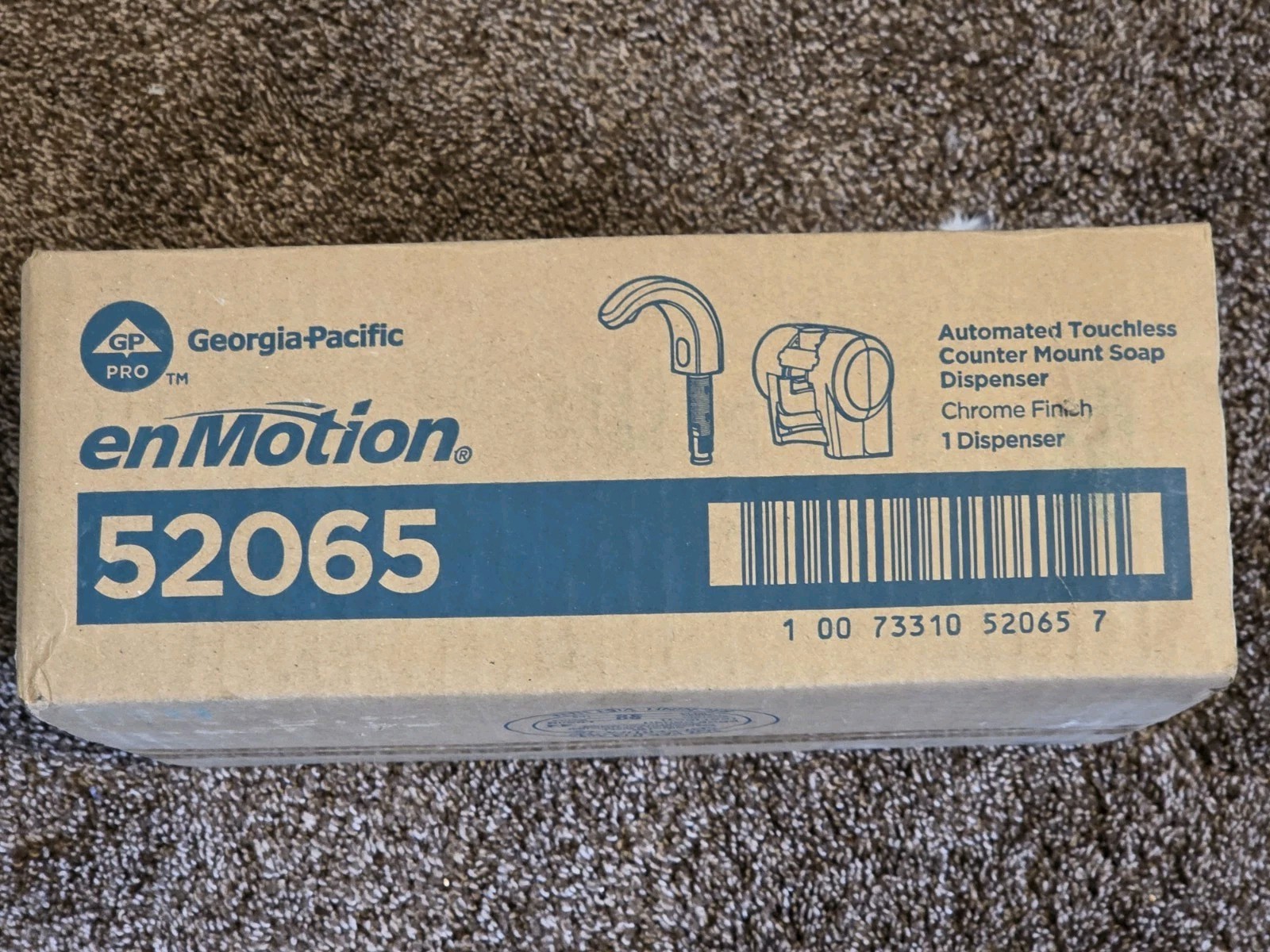 Georgia-Pacific 52065 enMotion Automated Touchless Counter Mount Soap