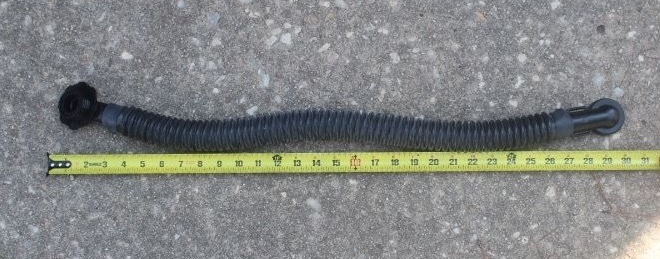 New in Plastic Gas Mask Filter Hose, 40MM, Close Quarter Combat, New Old Stock