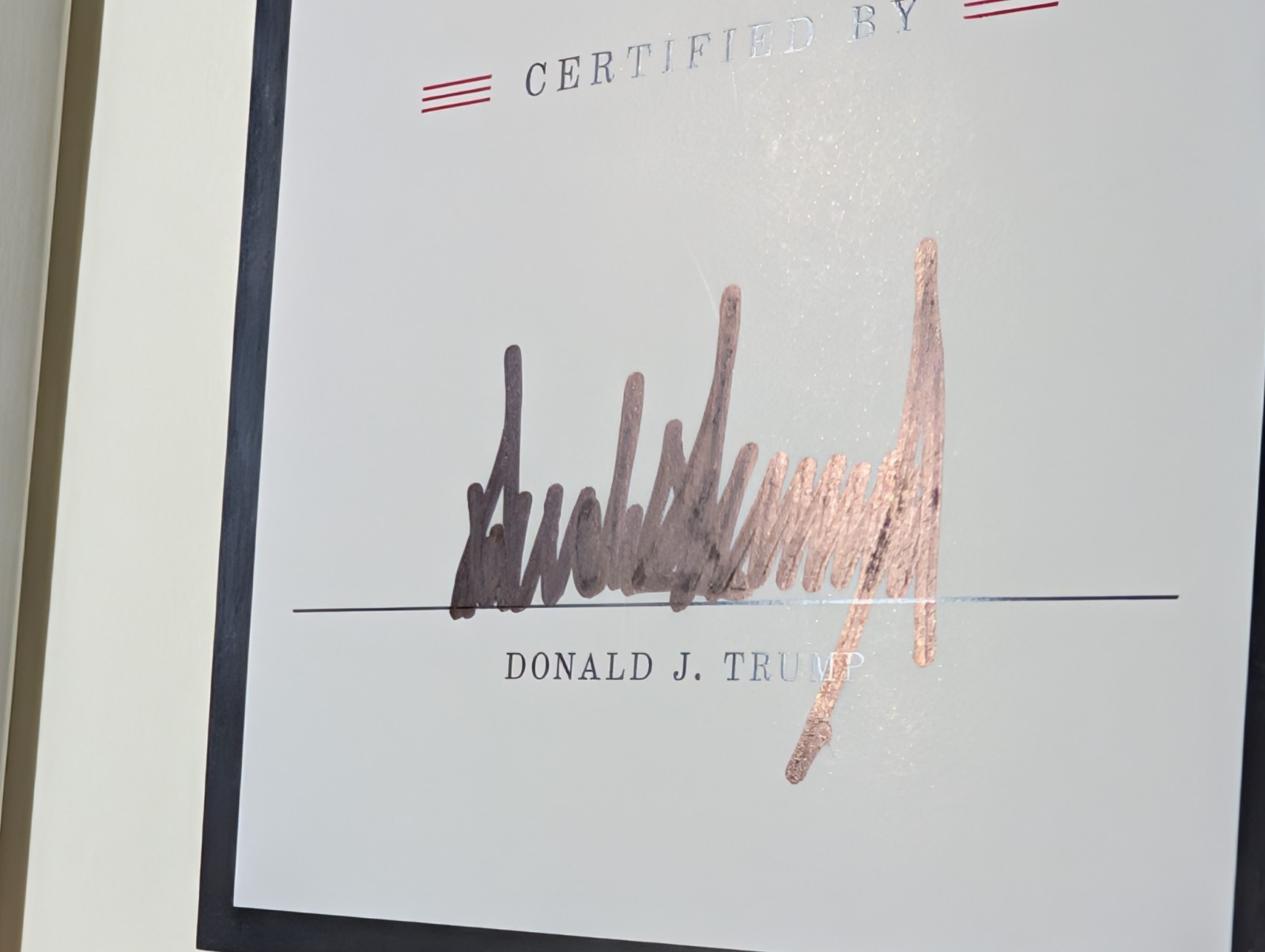 SIGNED Trump The Art Of The Deal Hardback Book Official 2016 Election Edition