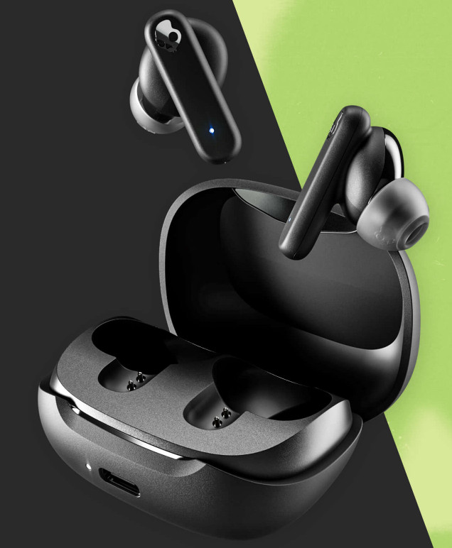 Skullcandy Smokin' Buds XT- Black (CERTIFIED REFURBISHED)