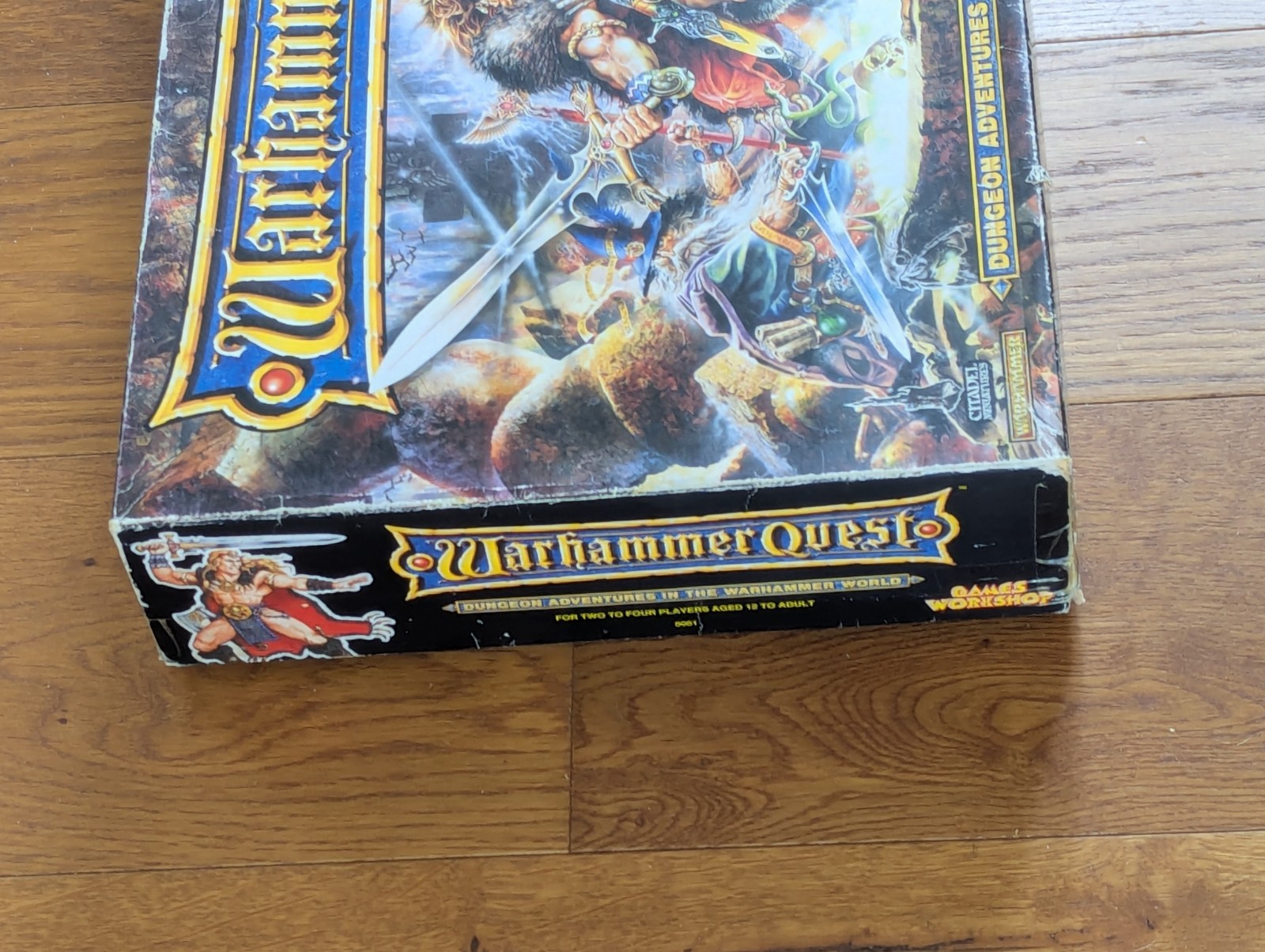 Warhammer Quest Box 1995 Near Complete, Plus Chaos Warrior Character pack