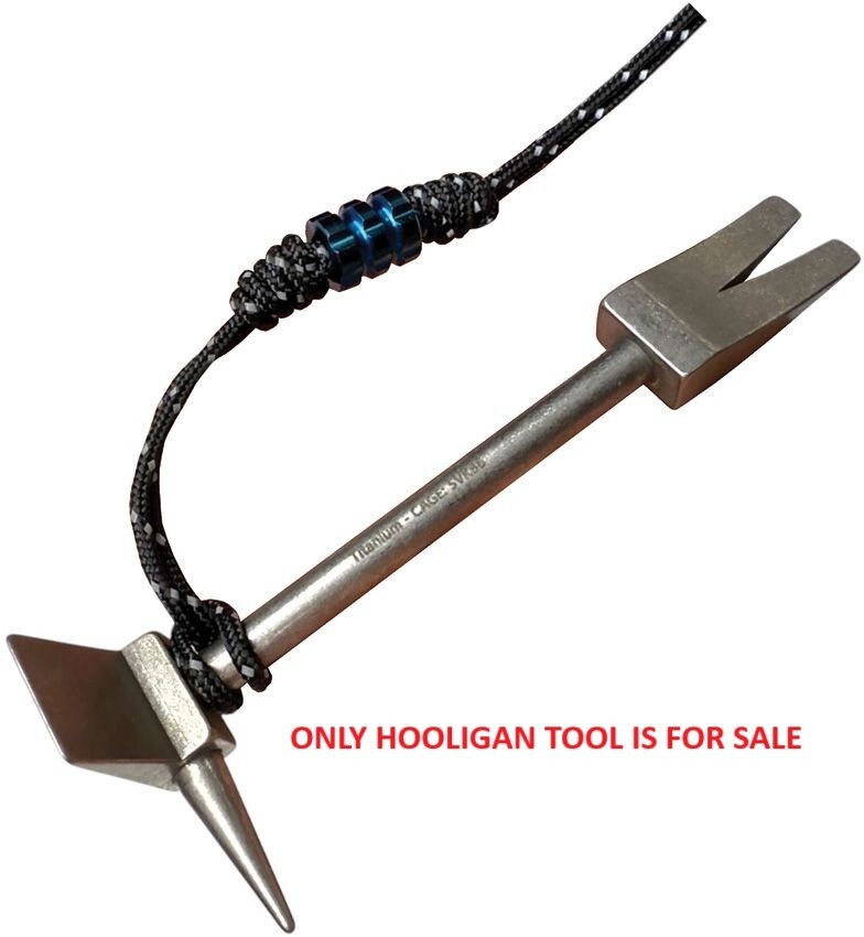 Maratac Hooligan Tool 4" Duckbill Incline Tapered Peak Nail Puller Pry Tool USA