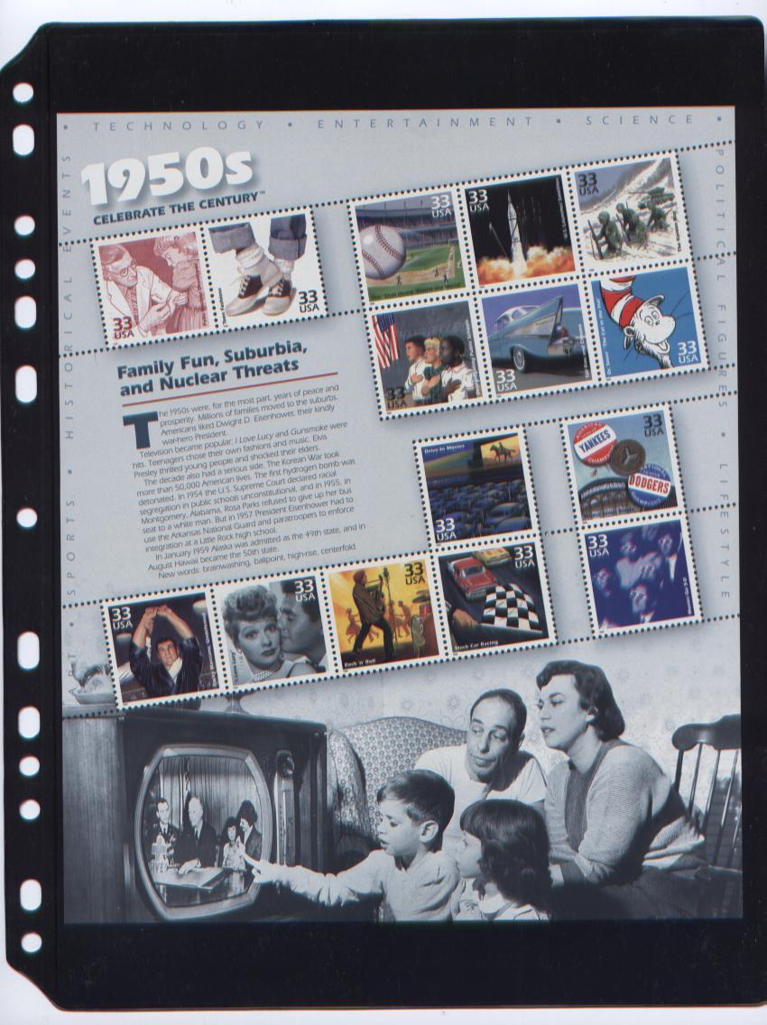 **ANCHOR 5 New Stock Pages 1S (1- row) Sheets - Black sheets / Double sided ..