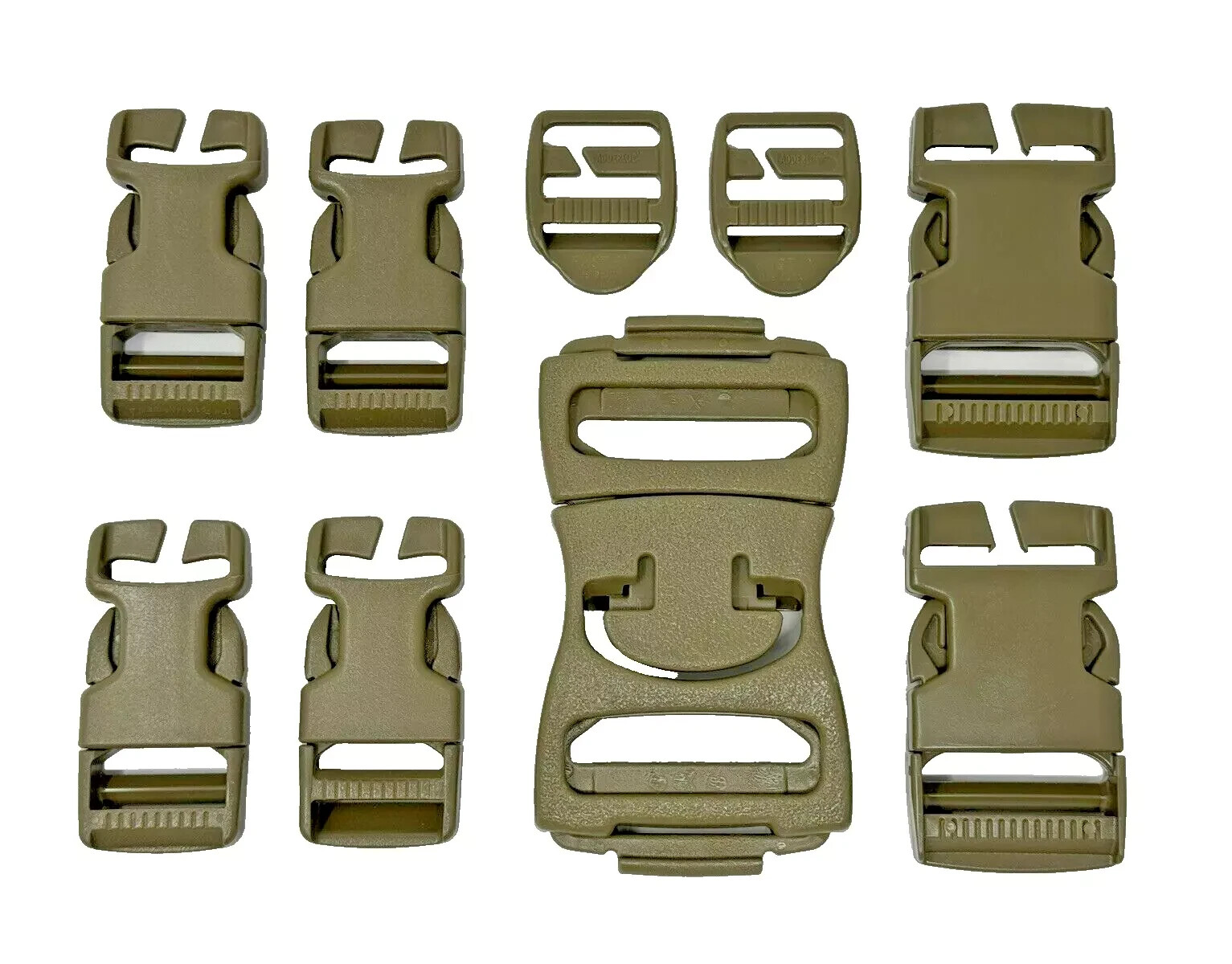 USGI ITW Nexus Replacement Buckle Set Tan "NEW"