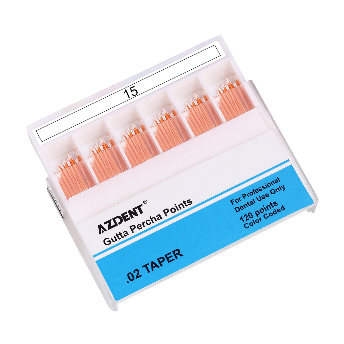 AZDENT Dental Gutta Percha Points.02/.04/.06 Taper For Root Canal Endo Treatment
