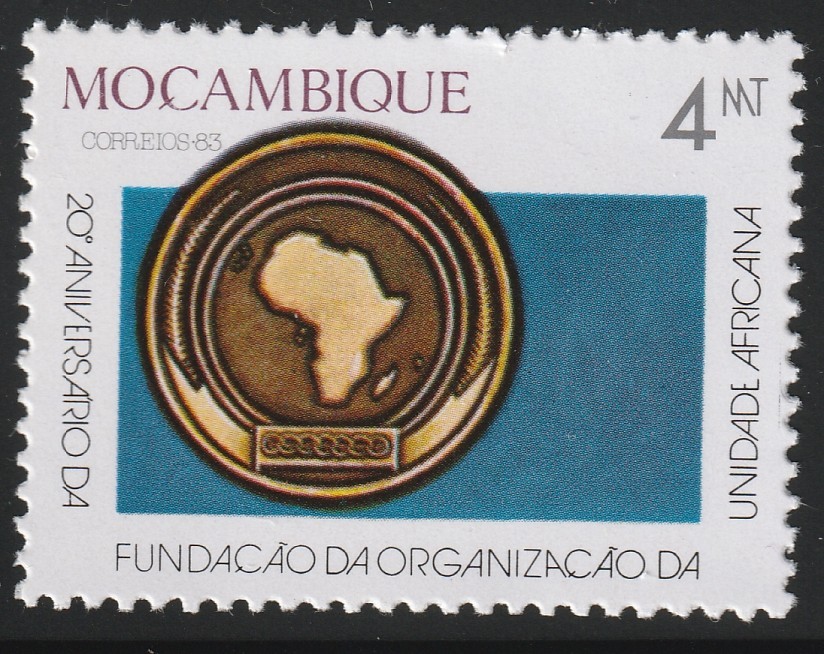 Mozambique    1983    Sc # 872   African Unity   MNH    OG