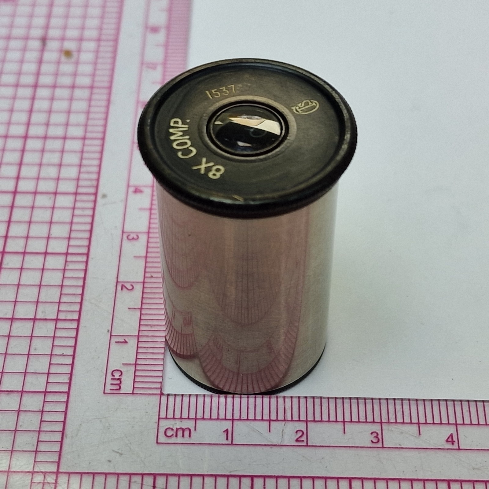 CTS Cooke Troughton & Simms 8x Comp Microscope Eyepiece 23mm Tube Mount, VGC