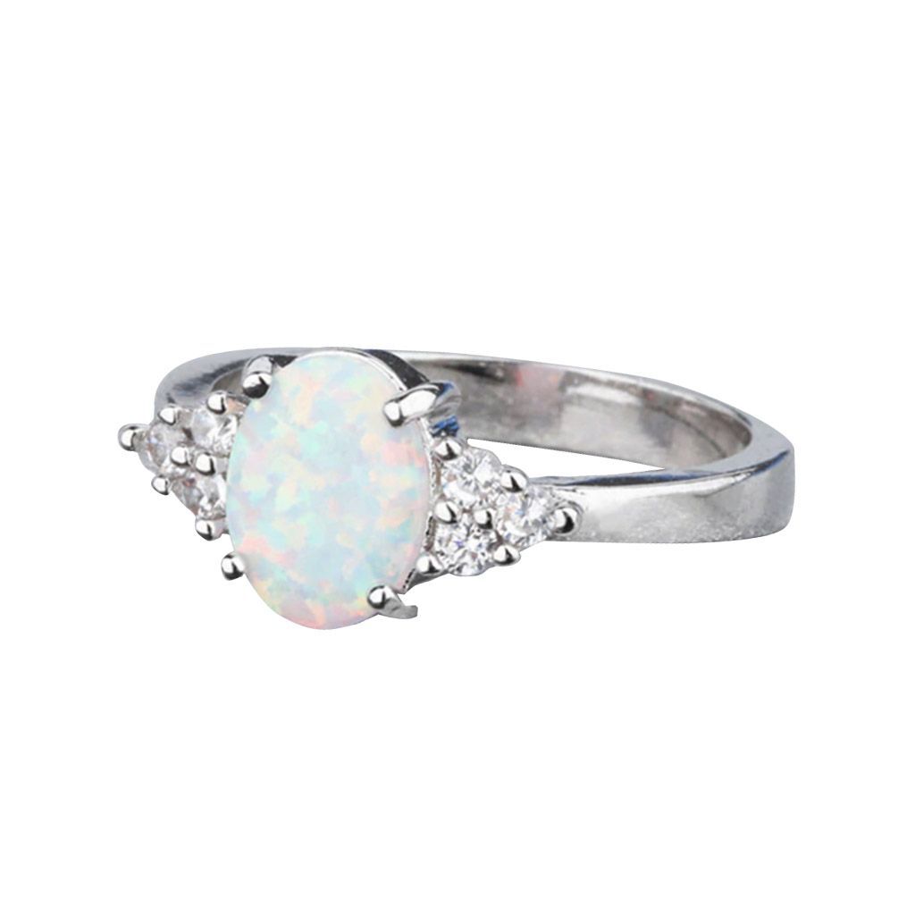 Natural Ethiopian Opal Stone 925 Sterling Silver Handmade Ring Wedding for Gift