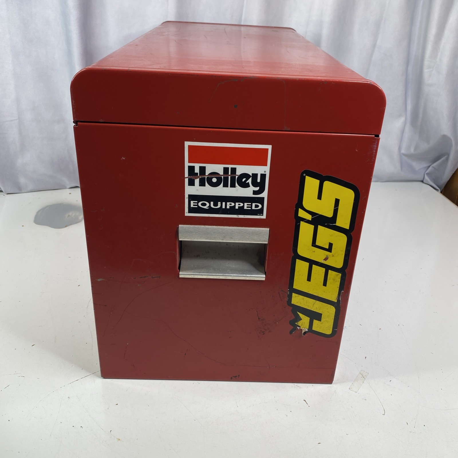 Vintage Sears Craftsman 4 Drawer Tool Box Toolbox Lockable No keys 26"x15.5"x12