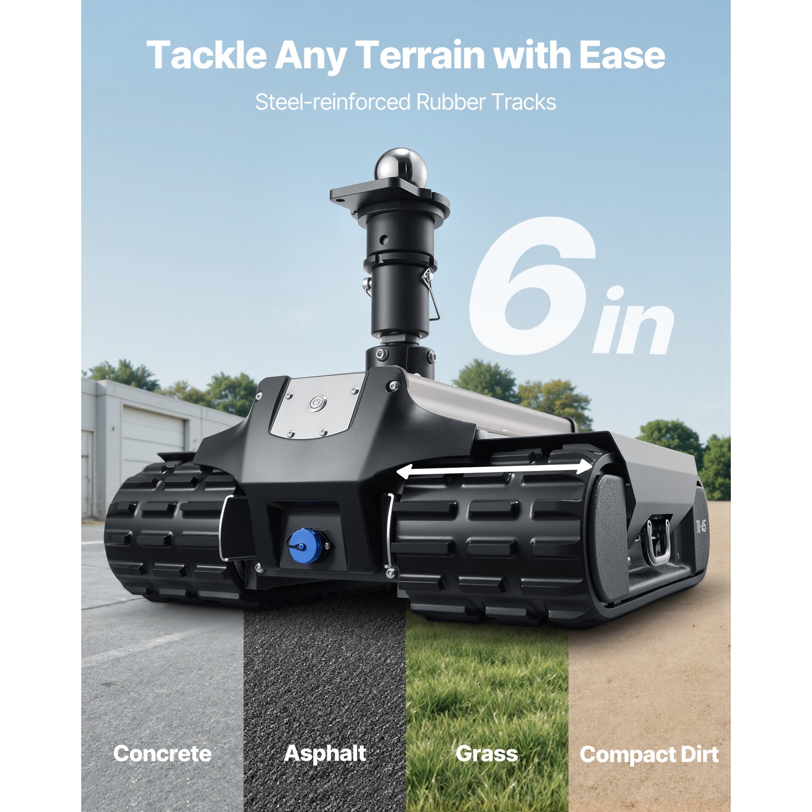 Uimoso Remote-Controlled Electric Trailer Mover with 9000 lbs Capacity