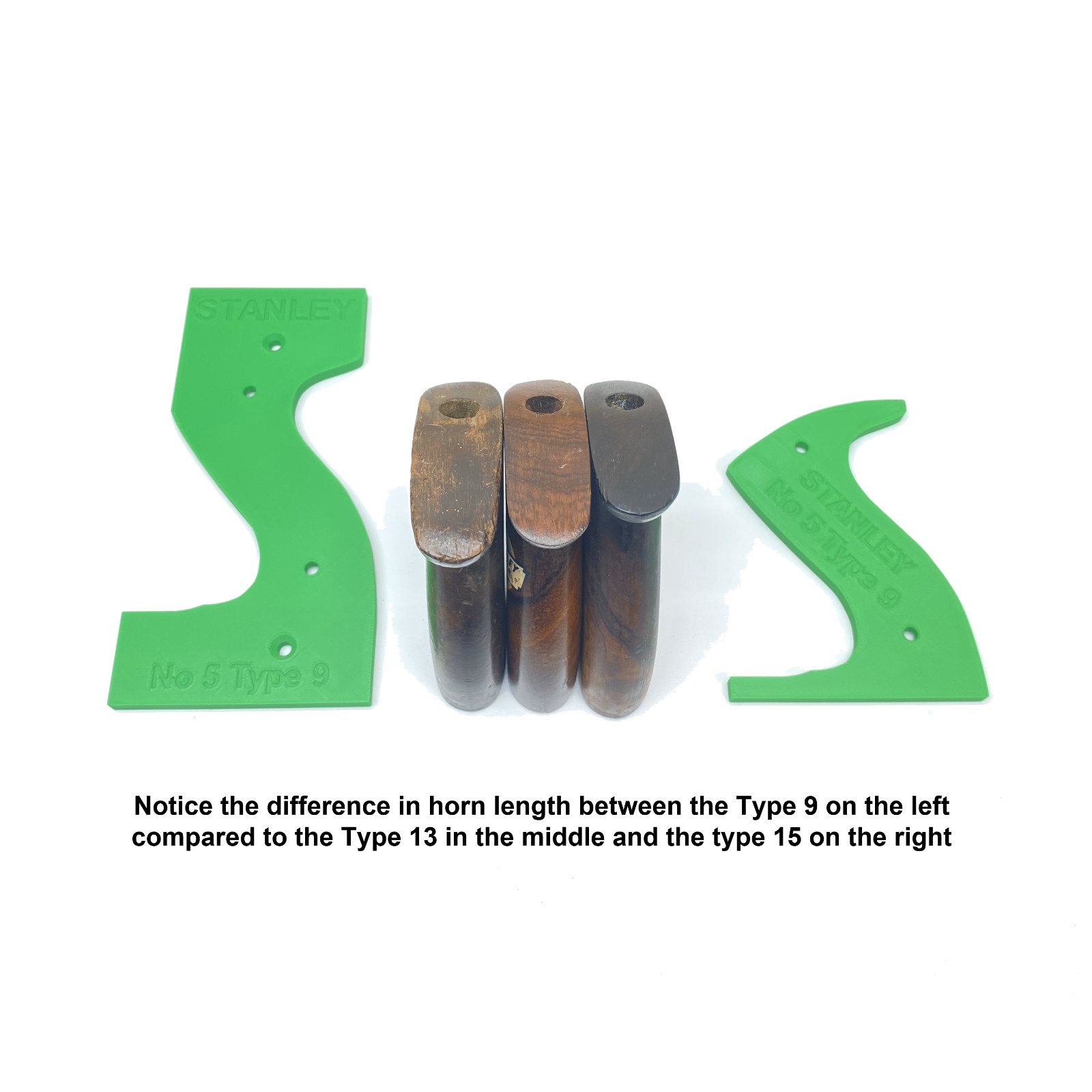 Stanley Hand Plane Tote Template 12-Piece Set for Woodworking