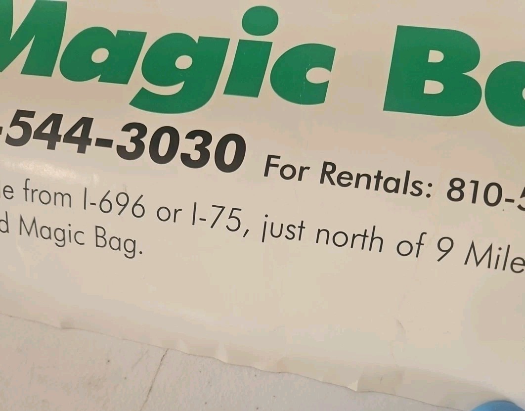 Vintage Blues Junior Wells Poster April 13 1996 Show At Magic Bag 21 3/4 × 17