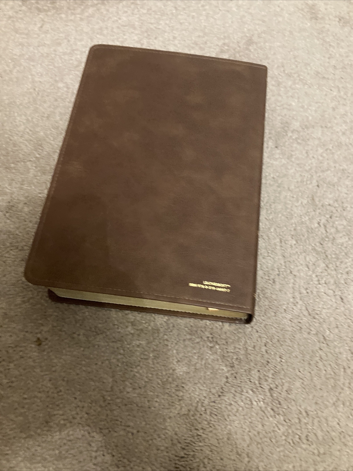 ESV THOMPSON CHAIN REFERENCE BIBLE RED LETTER THUMB INDEXED BROWN LEATHER SOFT