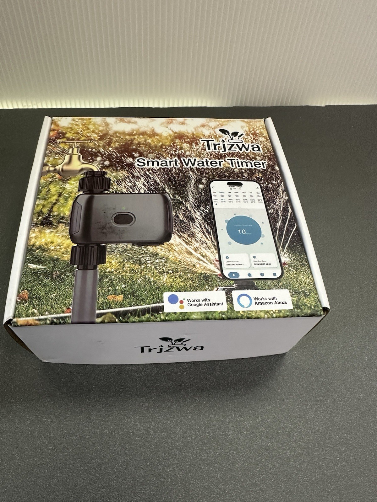 TRJZWA Smart Sprinkler Water Irrigation Timer IP55 For Garden Hose APP Control