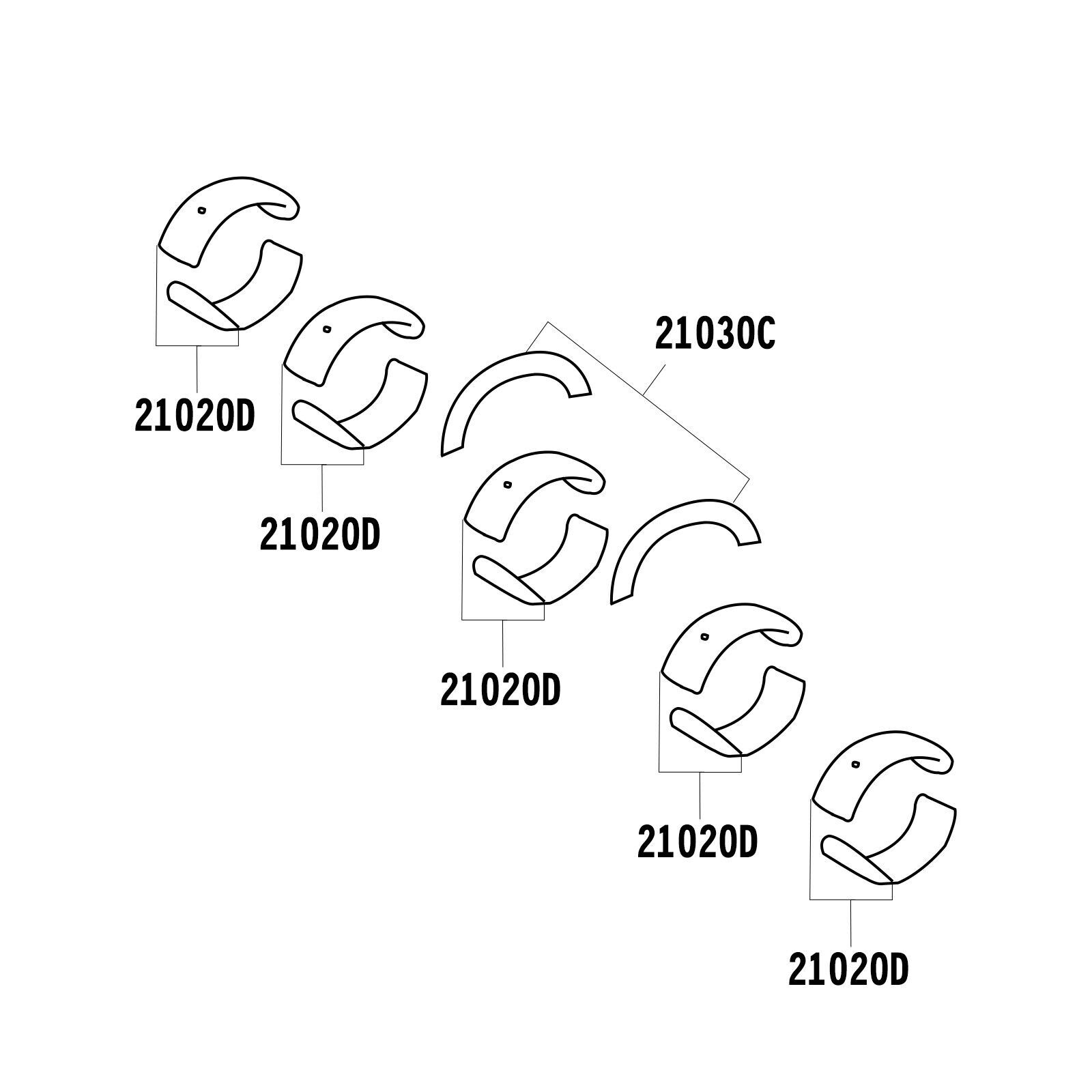 Crankshaft Rods Bearing Kit Fits For Hyundai Sonata Kia Forte Optima 2.4L DOHC