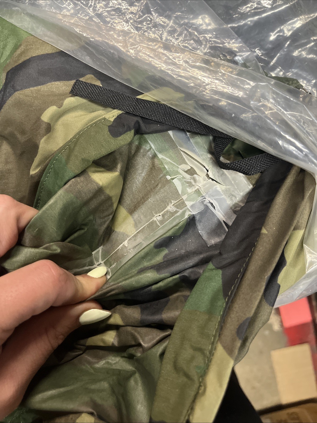 US Army Wet Weather Parka - Woodland - Large - 8405-01-443-9626 - New