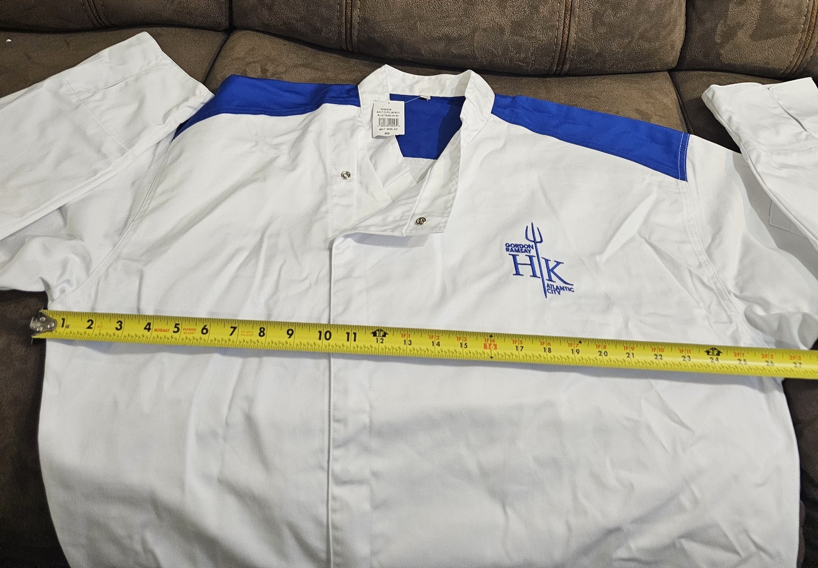 Gordon Ramsay Hell's Kitchen Atlantic City Chef Jackets Medium