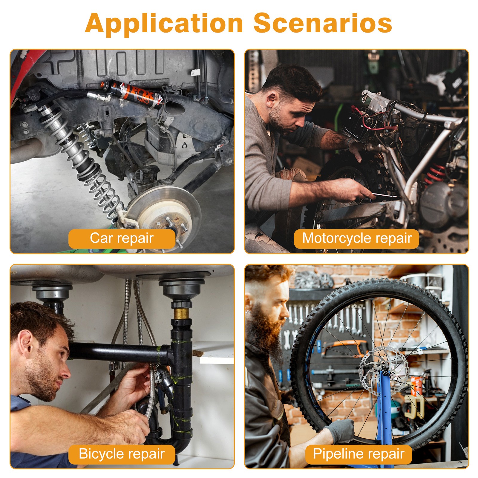 5x Coilover Spanner Wrench Set Adjustable C-Shape Shock Spanner Hook Wrench Tool