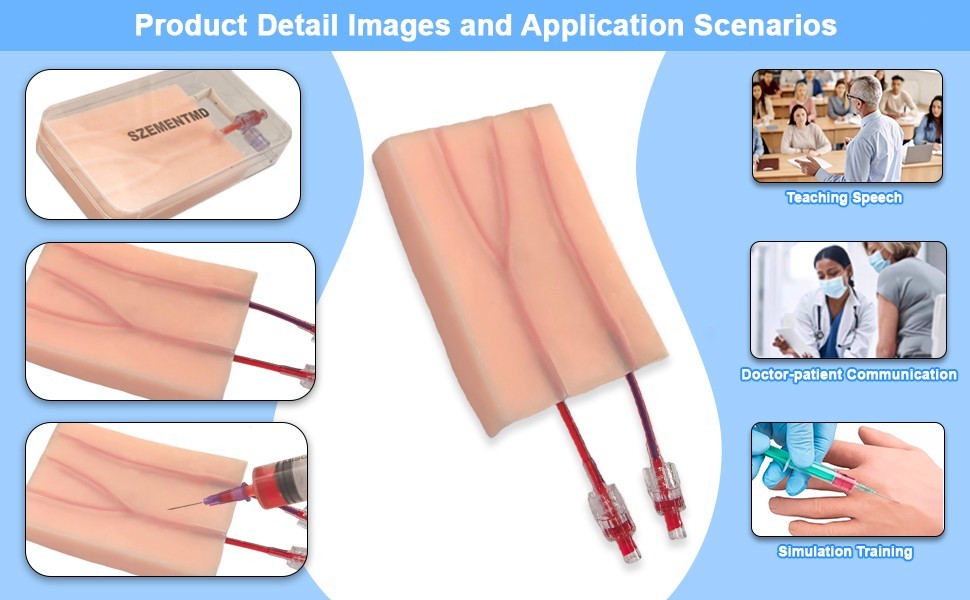 Phlebotomy IV Practice Kit for Nurses, Medical Student Venipuncture Training Kit