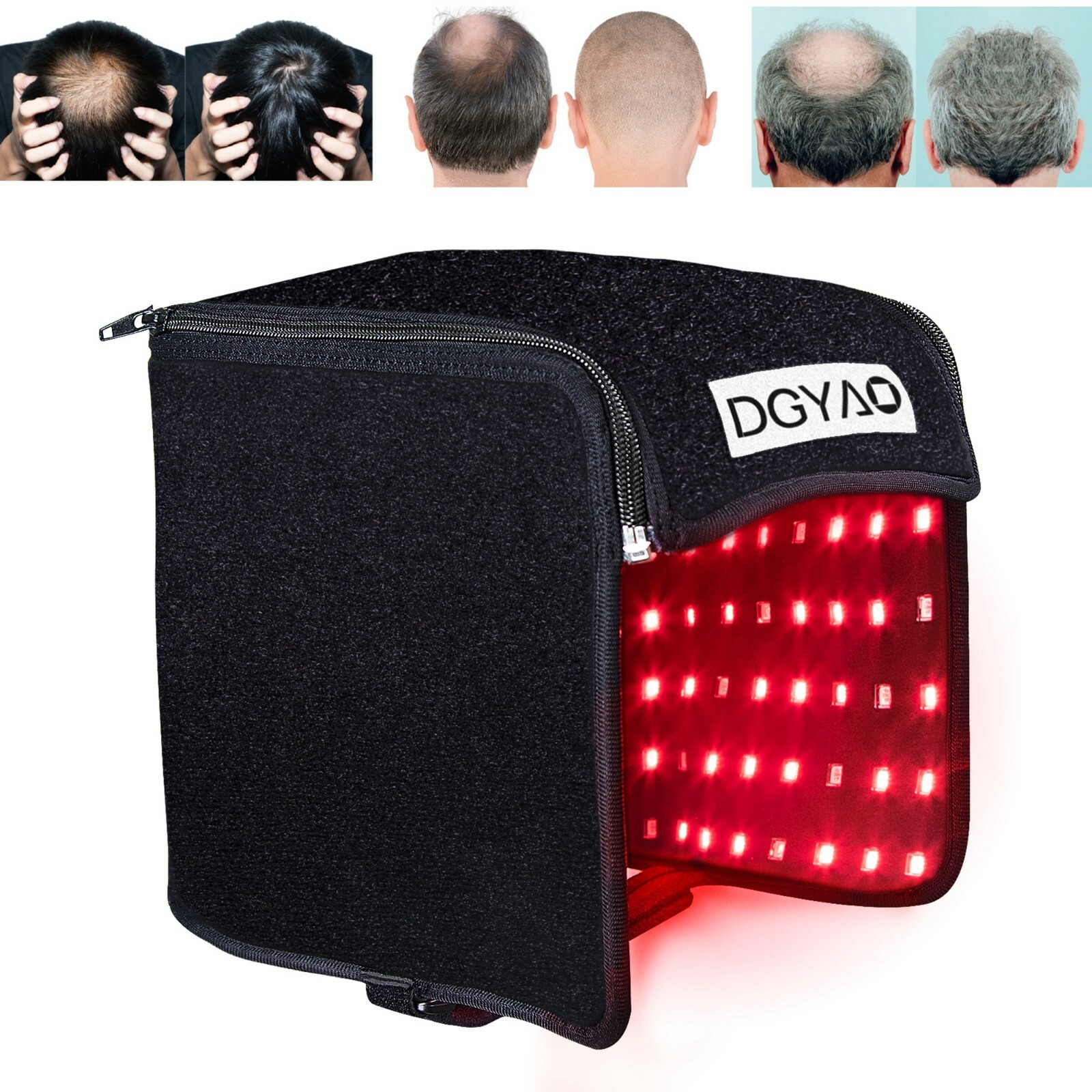 224 LEDs 880nm Infrared Red Light Hair Hat for Hair Loss Regrowth Helmet Device