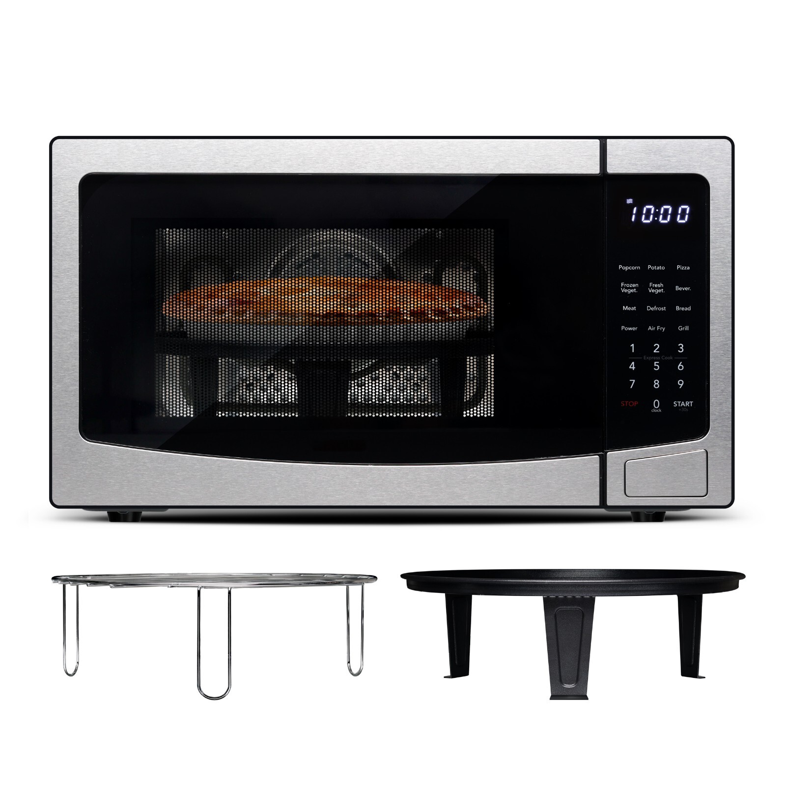 Frigidaire, 3 In 1, 1.1 Cu. Ft. Countertop Microwave Oven/Air Fryer/Convection