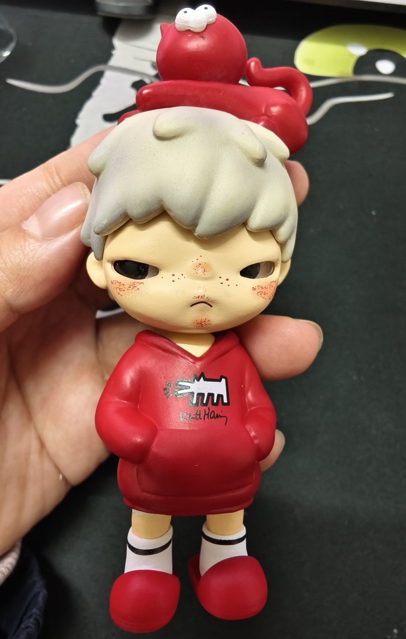 Hirono x Keith Haring Art Toy Figure Doll Collectible Limited Edition Gift