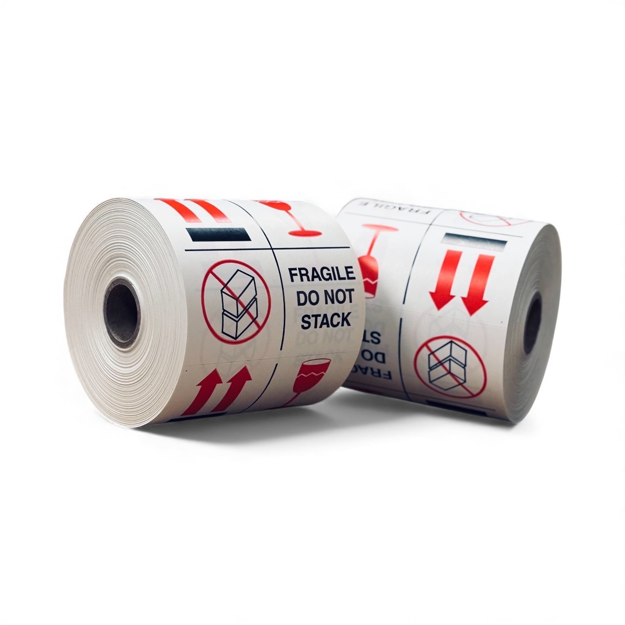 Shipping Labels 4x4 Fragile Do Not Stack 500 labels per roll 1-12 Rolls