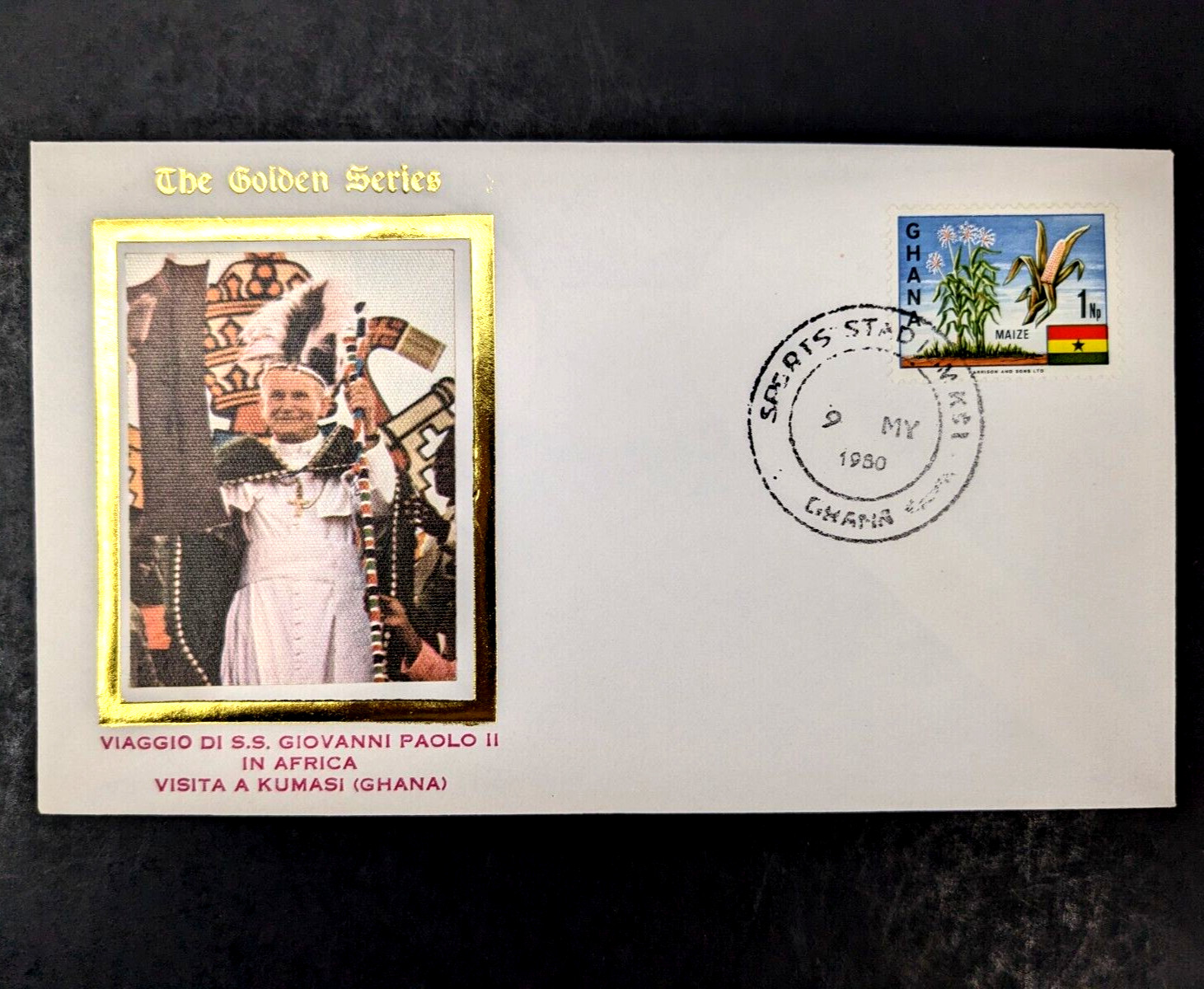 Pope John Paul II, The Golden Series Trip to African Countries Covers, Stamps