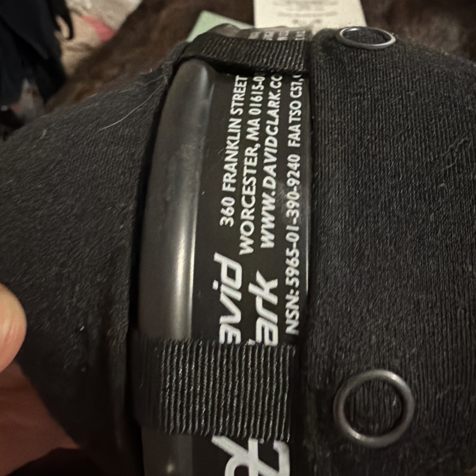 David Clark Aviation H10-76 Military Aviation Headset Headphones w/ Microphone