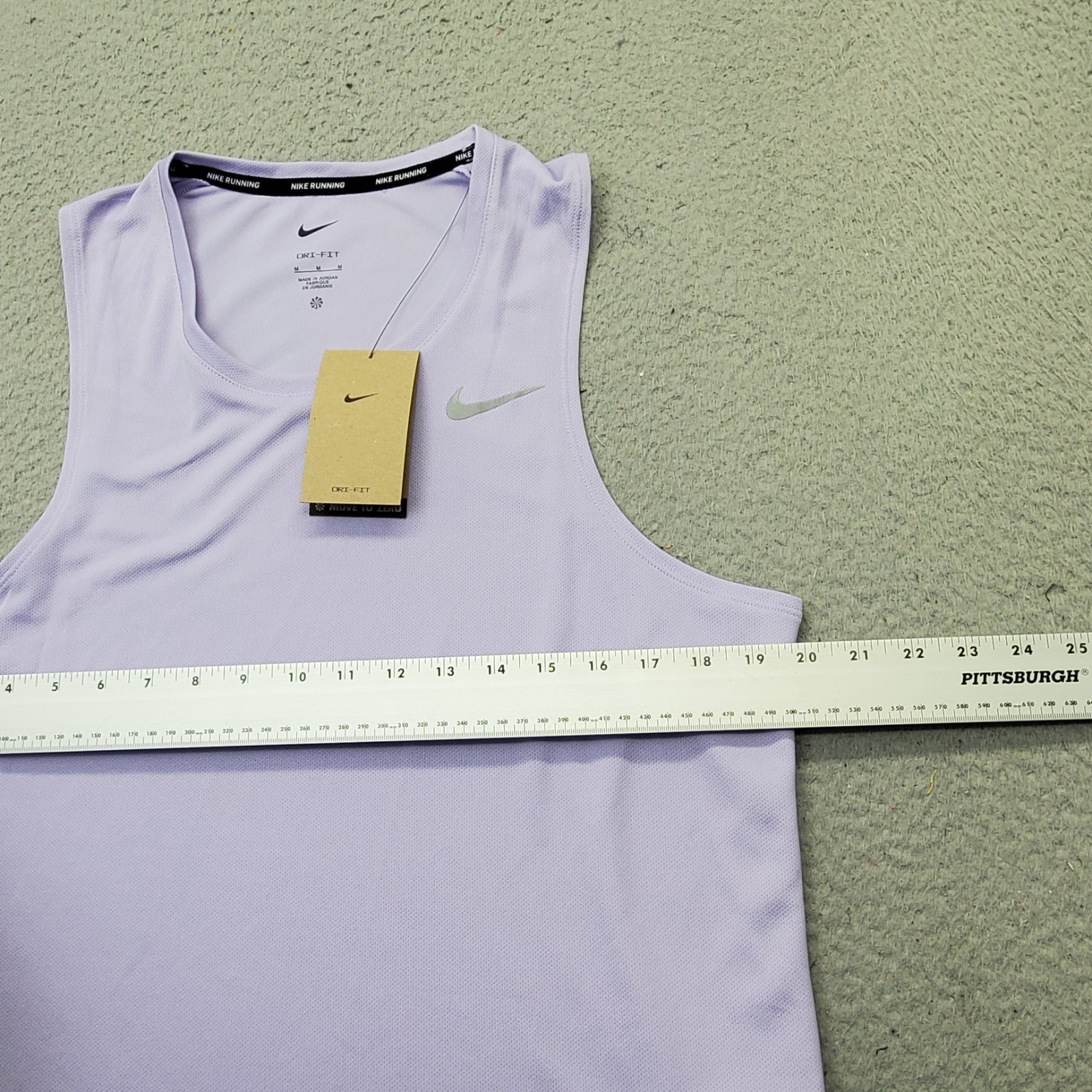 Nike Running Tank Top Mens Medium Purple Athletic Sleeveless Dri-Fit DV9321-515