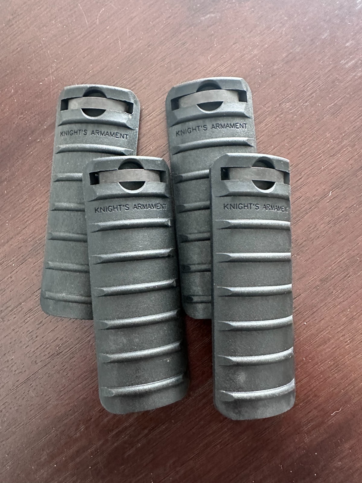 KAC 6 Rib Rail Covers, used, very good condition. Sold In Pairs.  Item 1