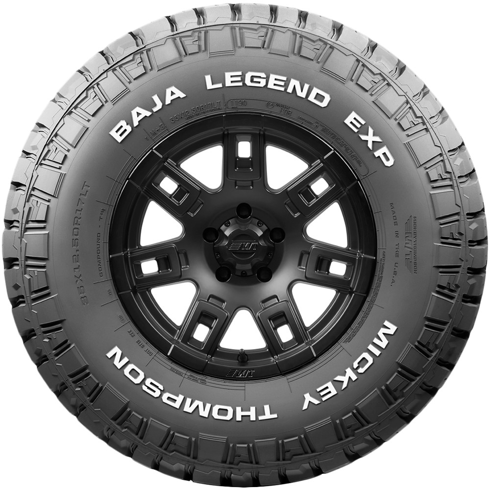 (QTY 4) LT285/75R16 Mickey Thompson Baja Legend EXP 126Q LRE White Letter Tires