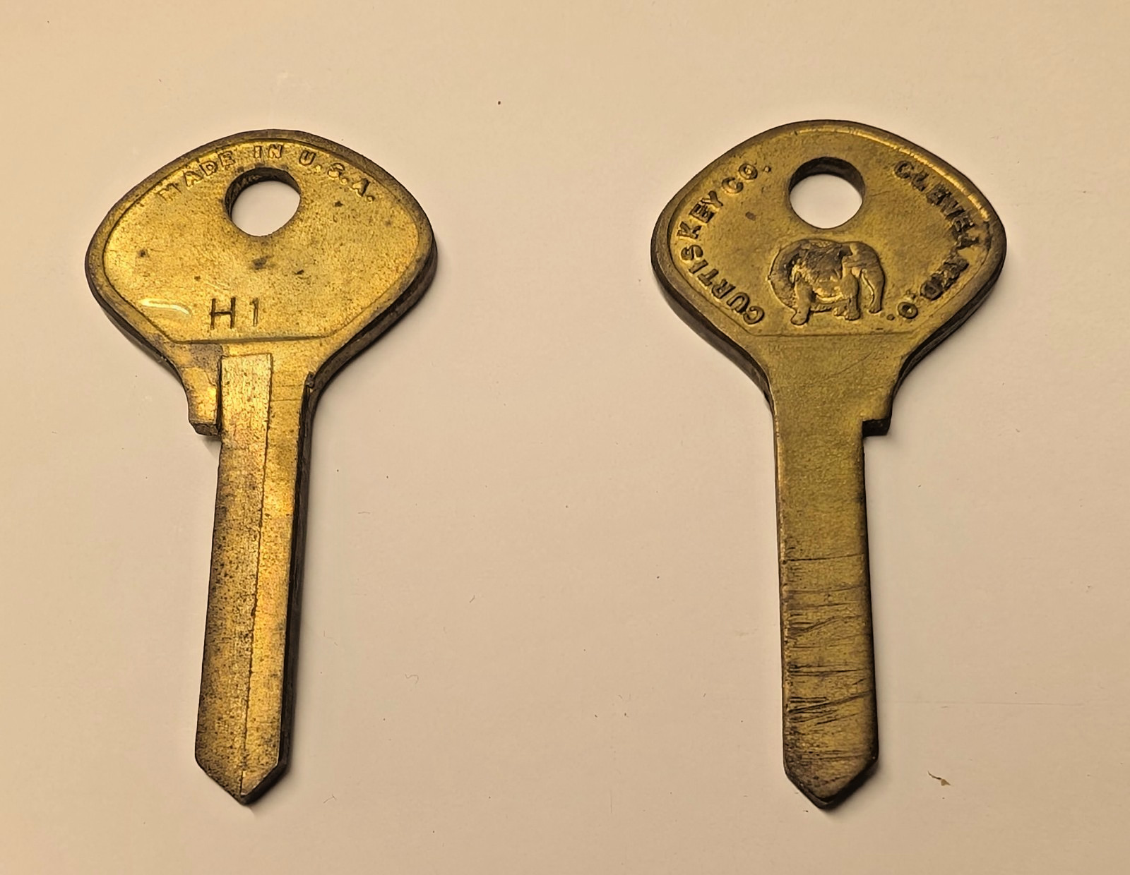 23  Brass  Curtis  bulldog logo blanks H1  H3  H4  H5 for Fords