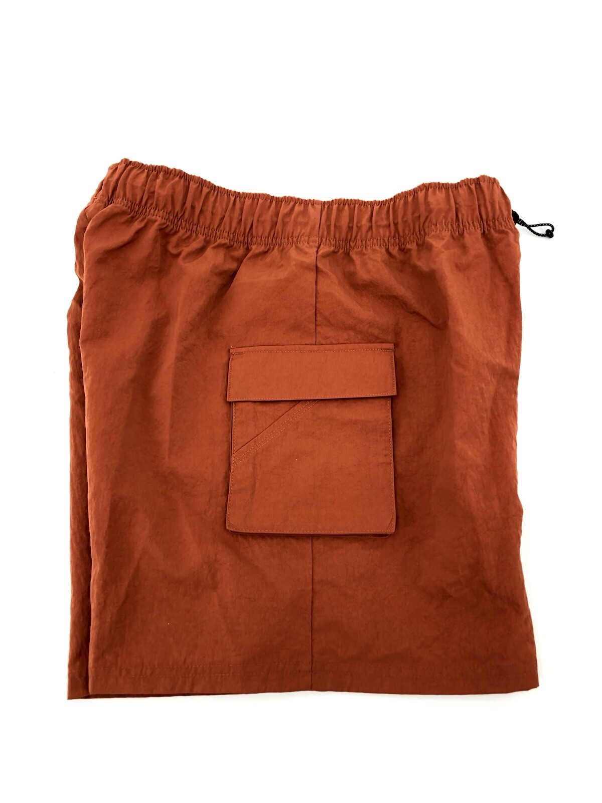 Nike Womens Woven High Rise Burnt Sunrise Orange Cargo Shorts DM6247-825 Size M