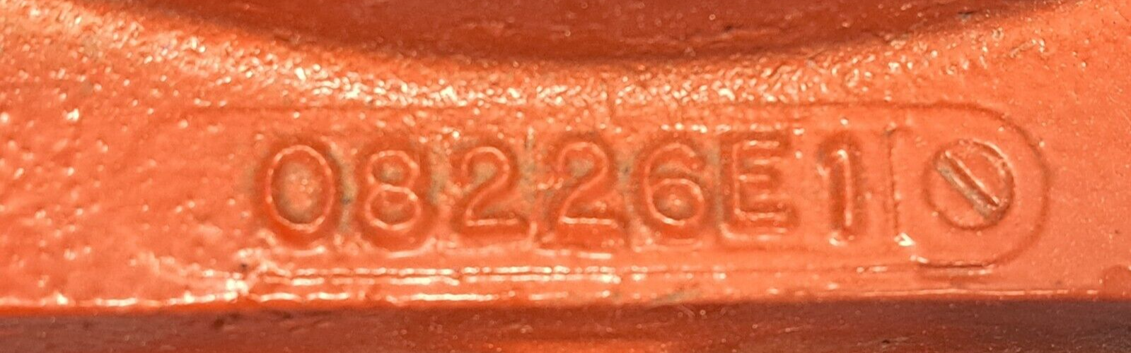 EBAA 8" MEGAFLANGE RESTRAINED FLANGE ADAPTER OD 10" ID 9-1/4" UNI-B-13 08226E1