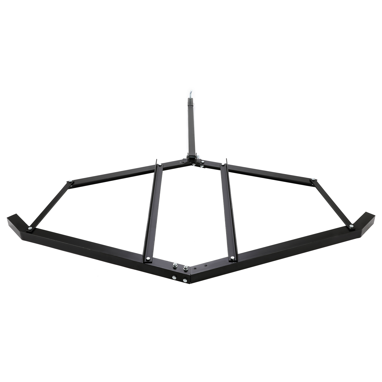 Tow Behind Drag Harrow 72" Width For Garden Lawn Tractor Adjustable Center Bars