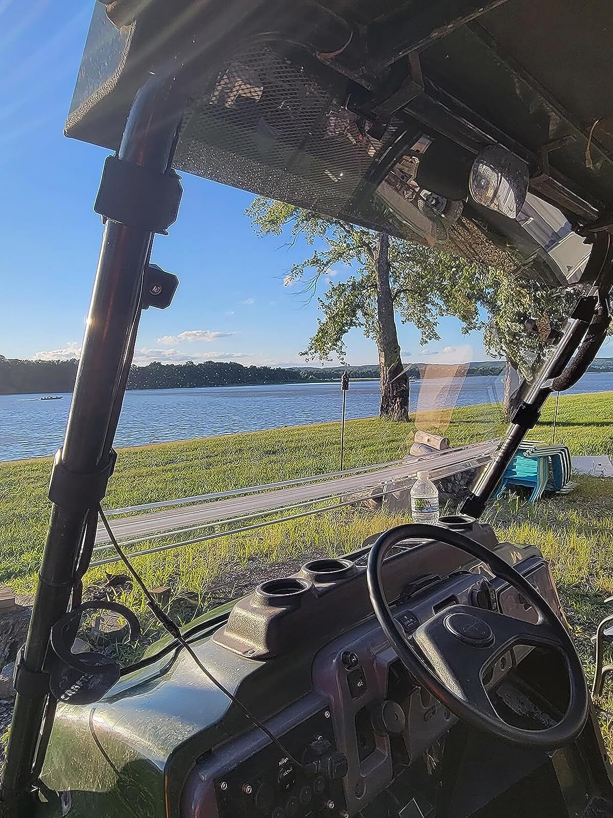 Front Folding Windshield For Kawasaki Mule 3000 2005-2013/ Mule 3010 2003-2009