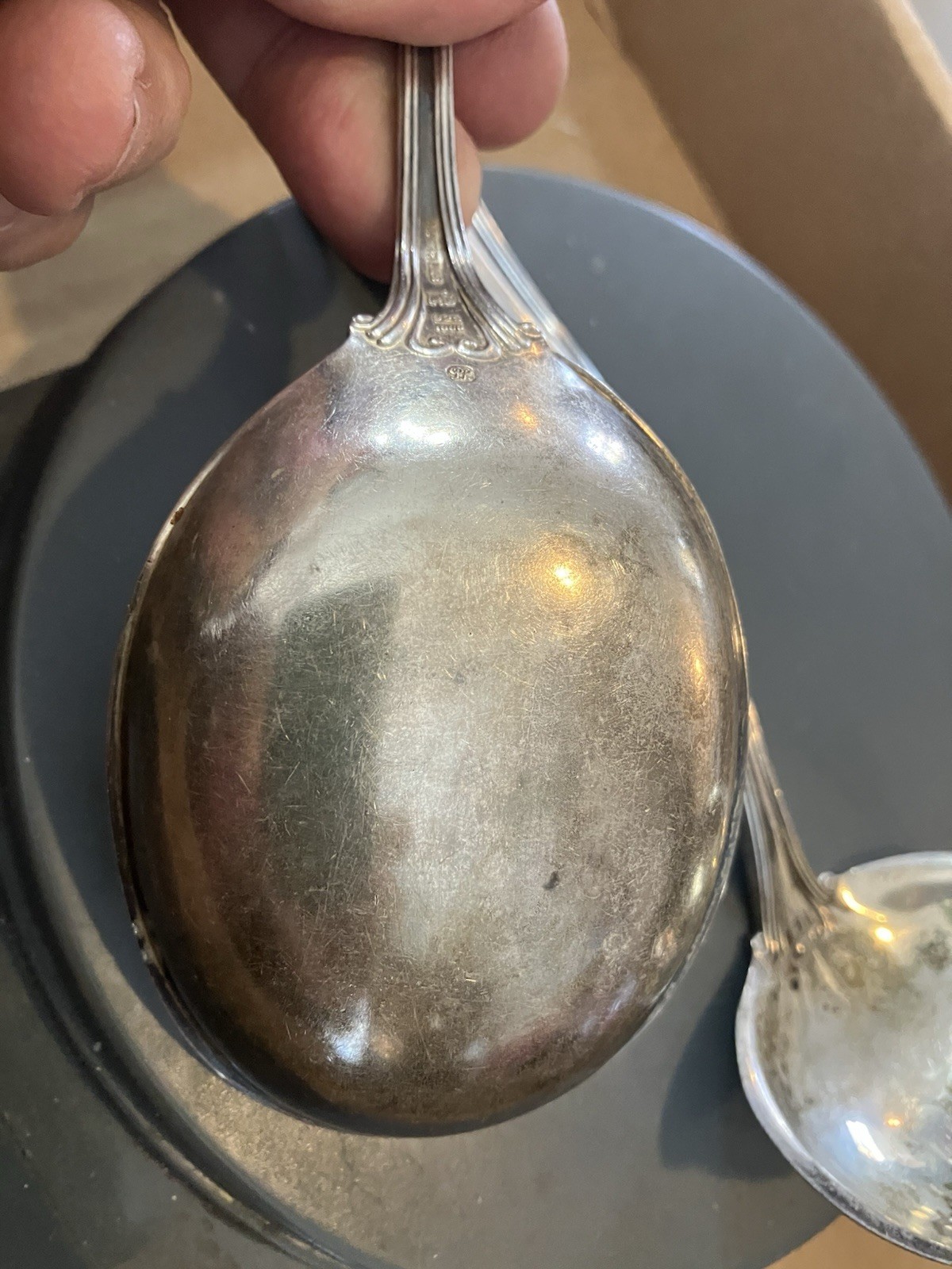 2 Towle Sterling Paul Revere Serving spoons 153 G SCRAP Value $366