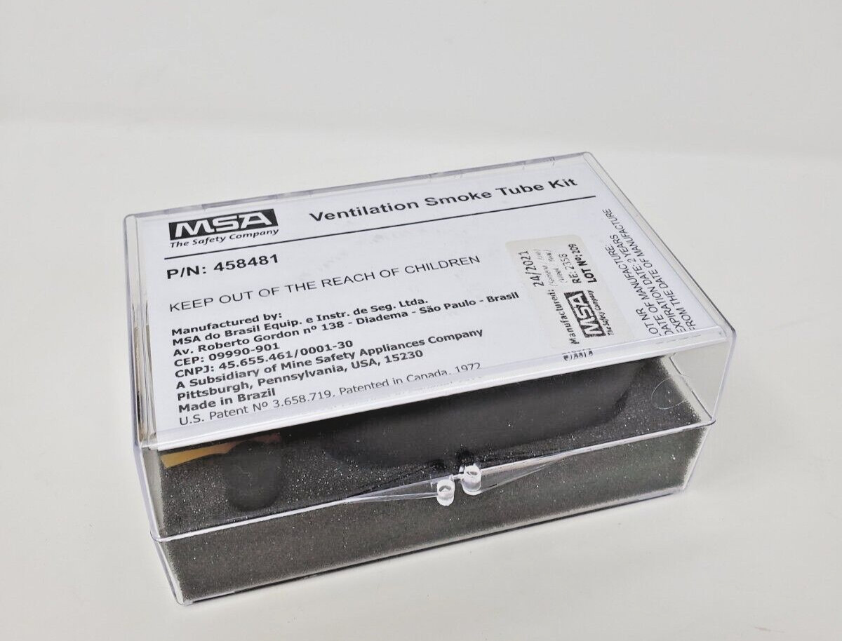 New Sealed MSA Ventilation Smoke Tube Kit No 458481 FRESH!