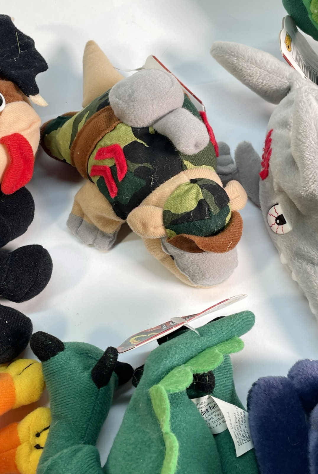 Complete Set Meanies Series 1 All 13 with Mystery Meanie & Original Display Box!