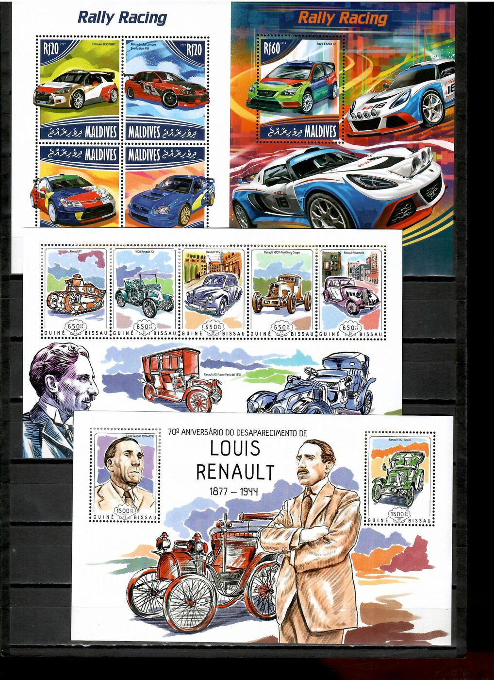 CARS / AUTOMOBILES [Pt.2] Collection 60 s/s Michel CV 707.50€ MNH #CNA424