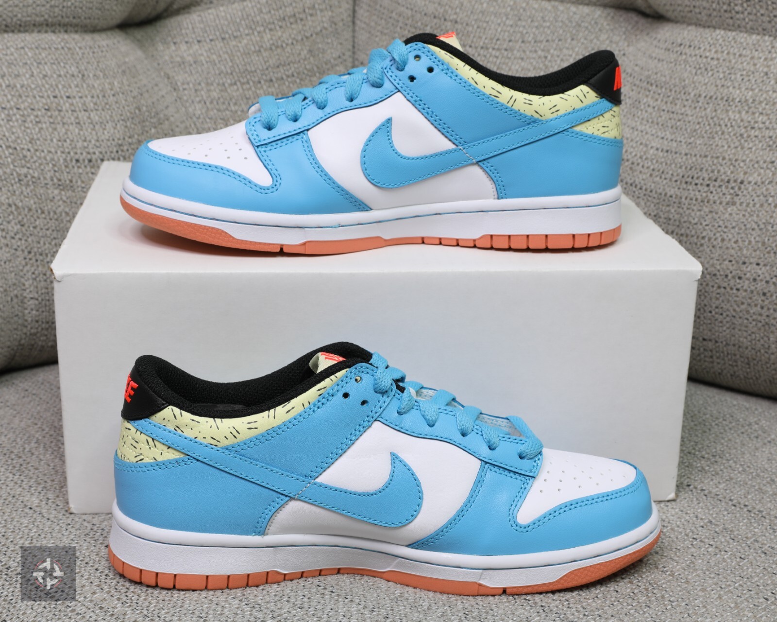 Nike Dunk Low Kyrie Irving Blue Athletic Shoes Youth Size 5Y-7Y (DN4179-400)